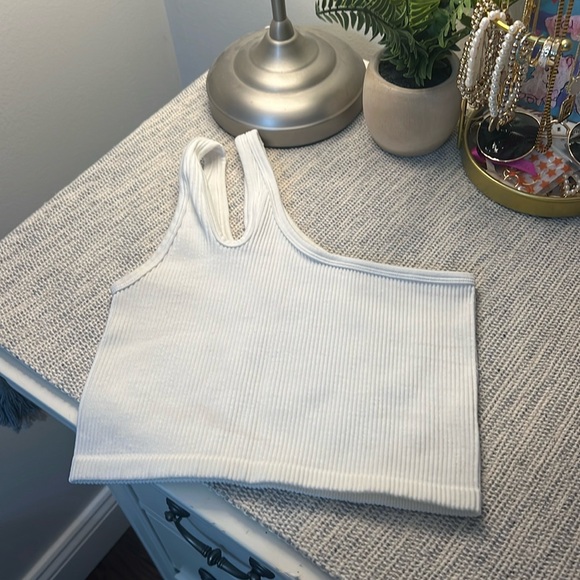 One Shoulder Offline by Aerie Bra Top - Picture 1 of 3